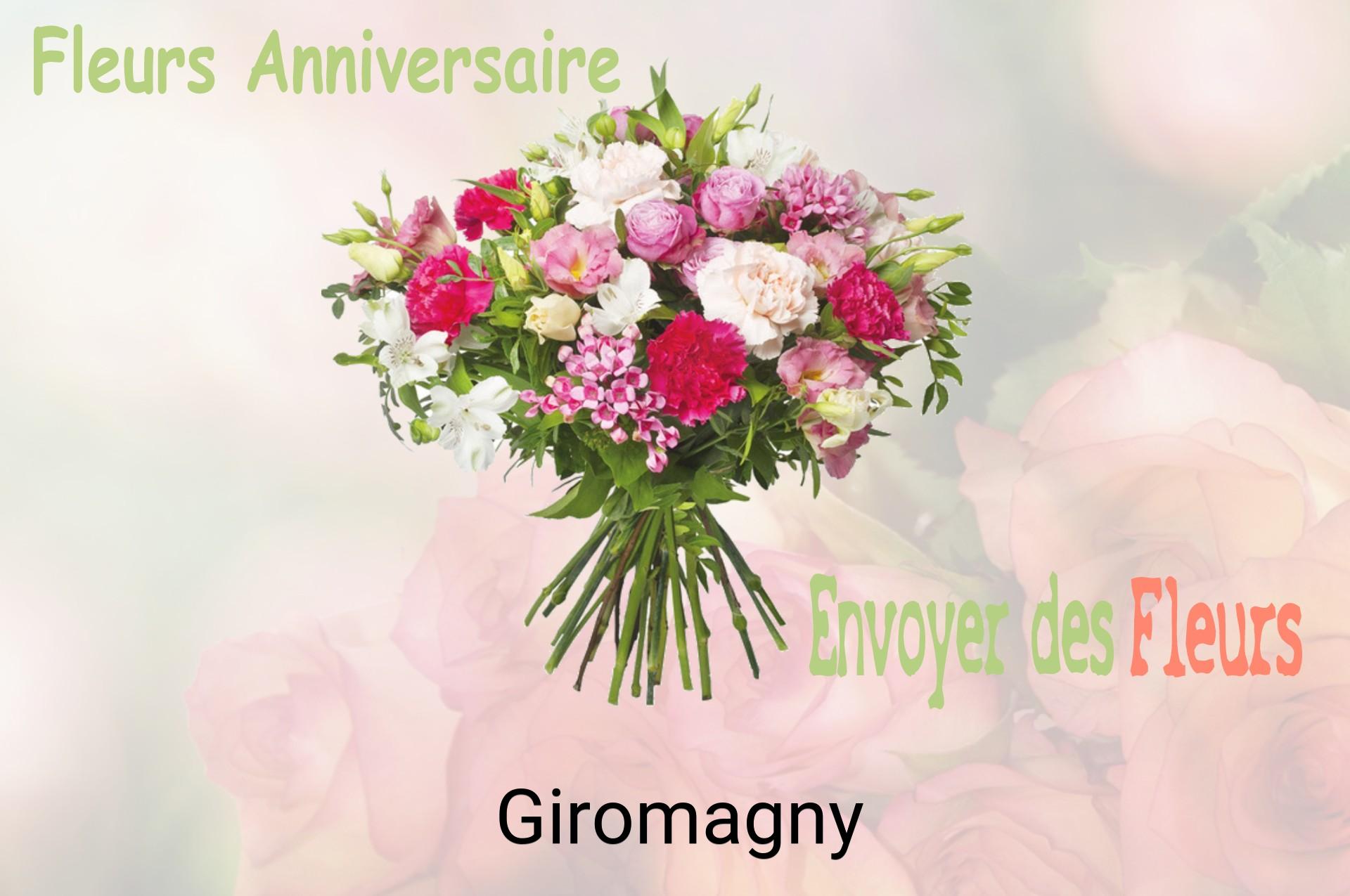 Bouquet de fleurs d’anniversaire livré à Giromagny