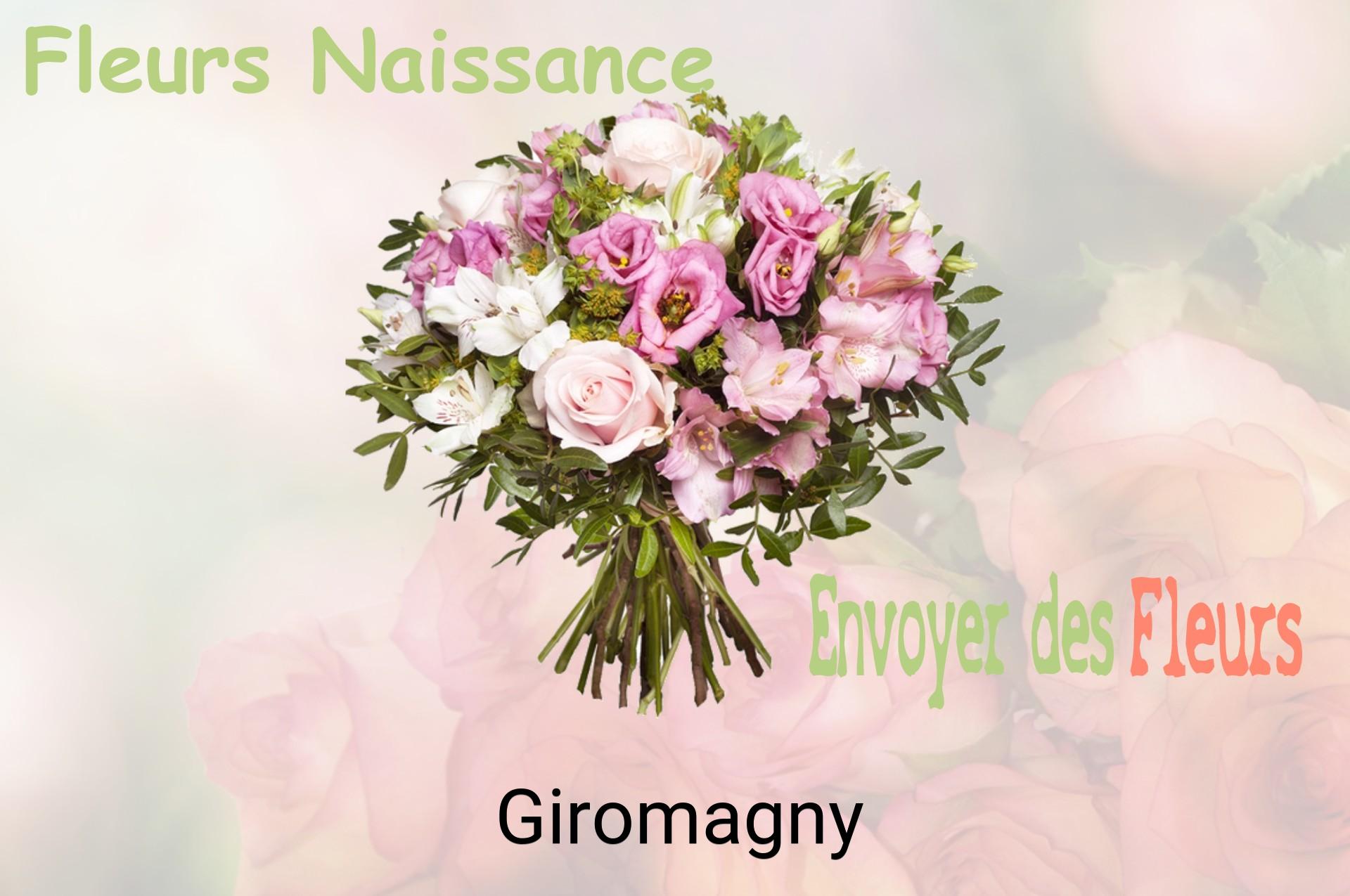 Bouquet de fleurs de naissance livré à Giromagny